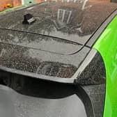 People across the area have been waking up to find their cars covered in dust