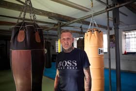Cass Varey, Hebden Bridge Boxing Club. Photo: Geoff Brokate - verd de gris arts