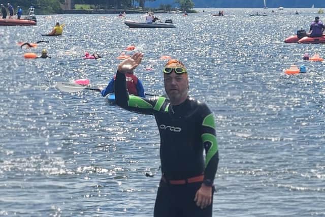 Chris has completed two out of three of the Chillswim Triple Crown lakes so far.
