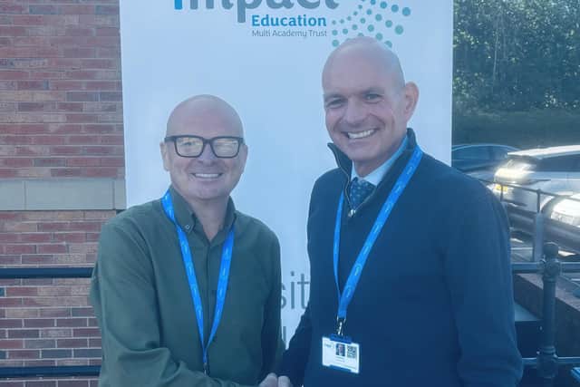 Michael Thorp (left) Deputy Chief Executive (Education) and Mick Kay, Chief Executive and Accounting Officer.
