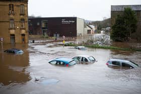 Sowerby Bridge during the Boxing Day floods back in 2015