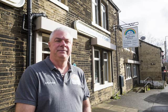 Andrew Sykes at Noah's Ark Centre, Ovenden.