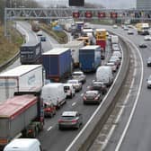 Severe delays of 16 minutes are increasing on the M62 Eastbound between J24 and J27 this morning (Tuesday).