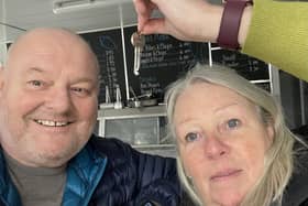Chris and Karen are opening the new fish and chip shop in Holywell Green