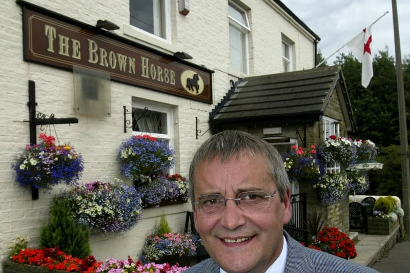 Landlord  of the Brown Horse, Coley, Victor Southwart, who was leaving the pub back in 2005.