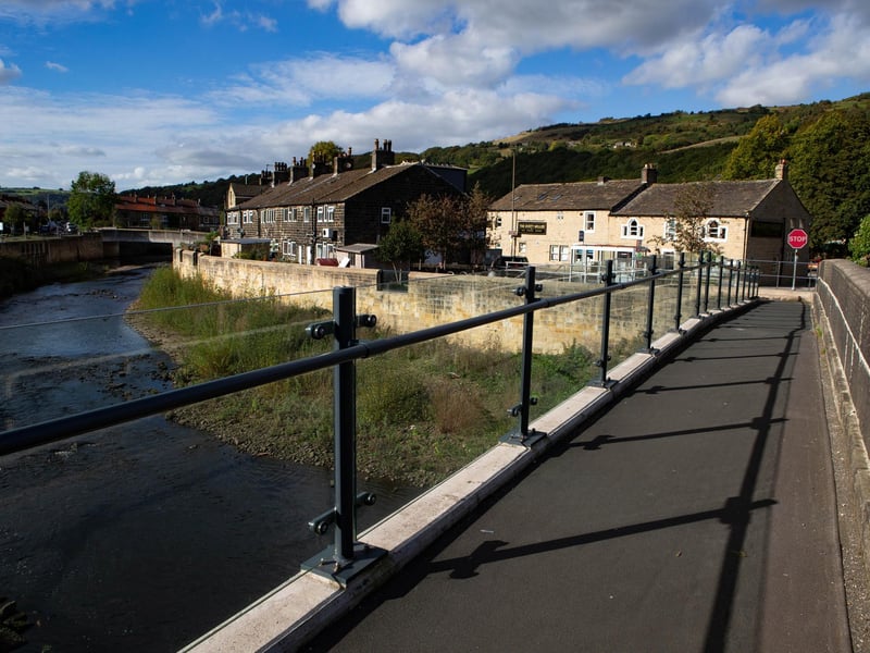Bridge across the River Calder.