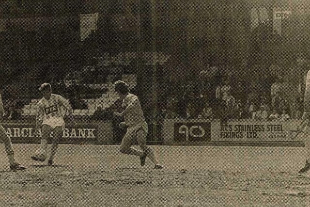 Town v Aldershot, May 11, 1991. Norris goal.