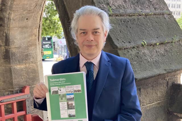 Dr. Andrew P. Carlin, Author, Todmorden: Consultations 2004 – 2019, Review, Findings and Conclusions, School of Education, Ulster University, with his new report.