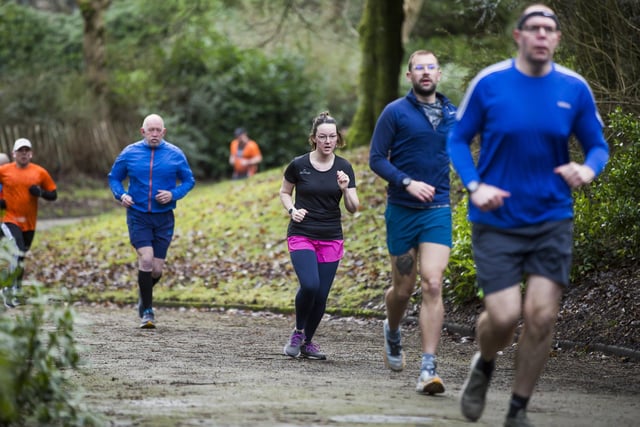 A field of 99 runners took on last Saturday's Halifax parkrun. Picture: Jim Fitton.