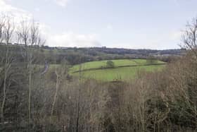 Land for sale above Hebble Brook, off ovenden Wood Road and Wood Lane.