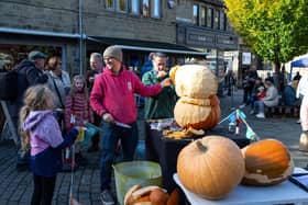The Hebden Bridge Pumpkin Trail welcomed visitors to go through a time tunnel and land in 2084