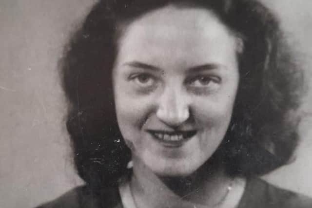 Eunice Beswick in 1945 aged 22. The Halifax resident will be turning 100 this week.