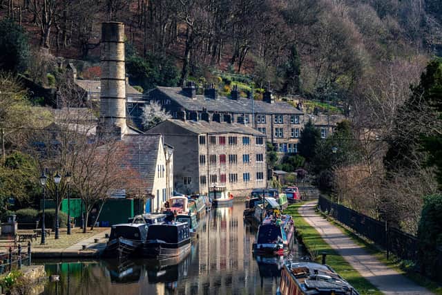 Why is Hebden Bridge known as the 'lesbian capital of the UK'?