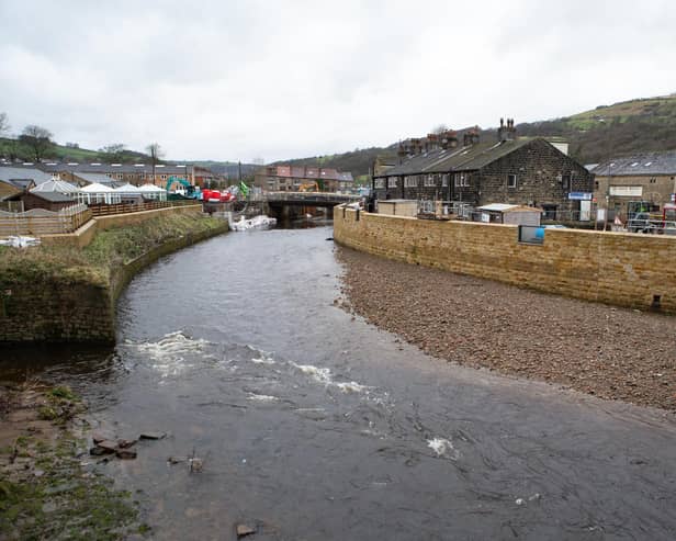 A view of the River Calder at Mytholmroyd. Questions have been asked as to why it was the UK’s second most polluted waterway in 2021.