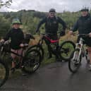 Craig Moffat, second from the right, from Clean Wheels seen here taking part in the first free guided ride on the Spen Valley Greenway as part of Cycling UK's Big Bike Revival.