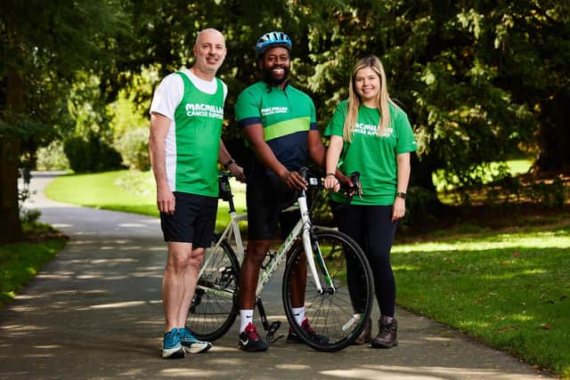 Halifax estate agents are set to run, walk and cycle 180 miles for Macmillan. Picture: David Lindsay