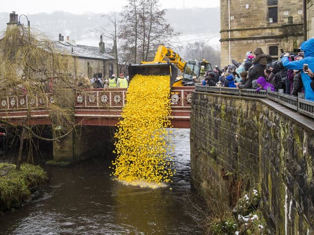 The Hebden Bridge Duck Race, which is organised by the Rotary Club of Hebden Bridge, will take place on Easter Monday as usual, which this year is April 1.