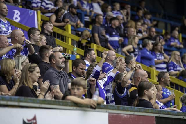 Halifax Panthers fans. Pic: Simon Hall