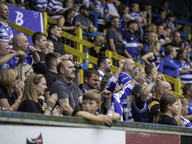 Halifax Panthers fans. Pic: Simon Hall