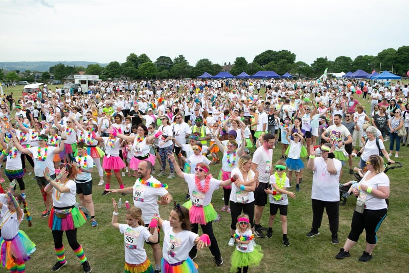 There was plenty of colour on Savile Park in Halifax as July saw the return of the Overgate Hospice Colour Run.