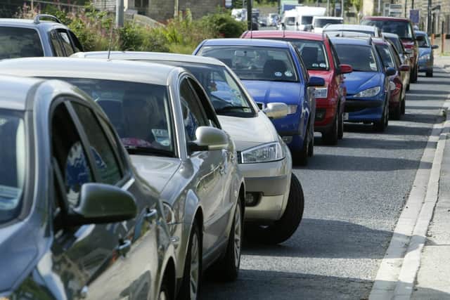 Traffic in Calderdale.