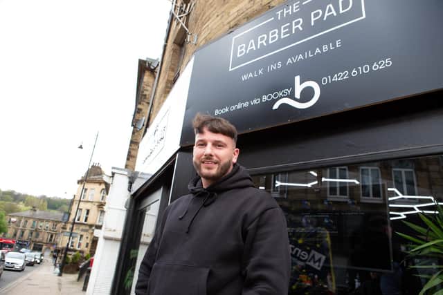 Chris Stanton, owner of the Barber Pad, is set to open a sunbed shop, Wharf St, Sowerby Bridge