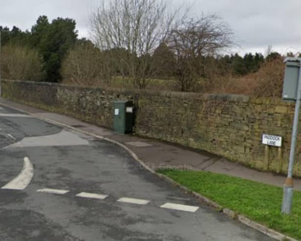 Teams were called at 7.05pm to Paddock Lane in Halifax to reports of two people trapped underground. Picture: Google Street View
