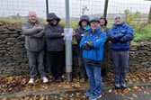 Graham Sellers (left) and Ian Robertshaw (second left) are among the Bradshaw villagers who have raised concerns.