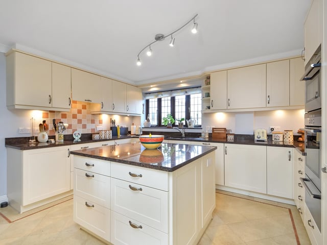 The six bedroom home Hiltonbury in Denmead is on the market for £1.5m. It is listed by Fine and Country.