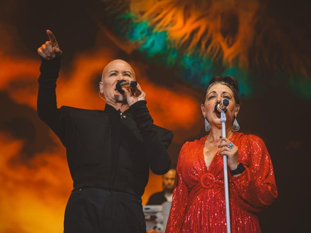 Electro pop greats The Human League thrilled a sold-out crowd as they headlined TK Maxx presents Live at The Piece Hall.