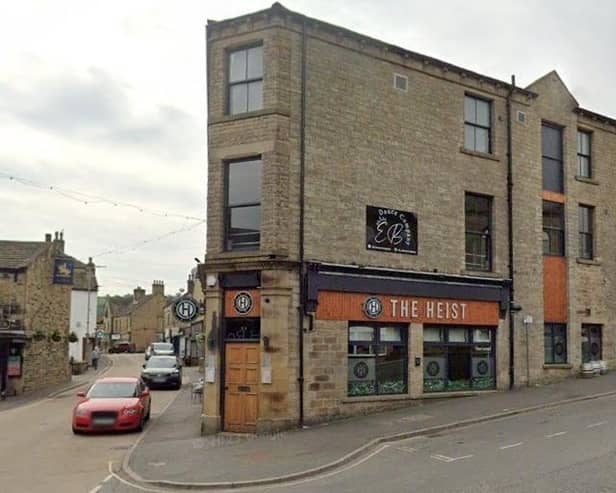 The banking hub site - formerly The Heist restaurant, on the corner of Southgate and Coronation Street, Elland. Picture: Google