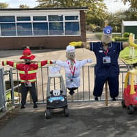 Primary school celebrates heroes of the community in annual scarecrow festival