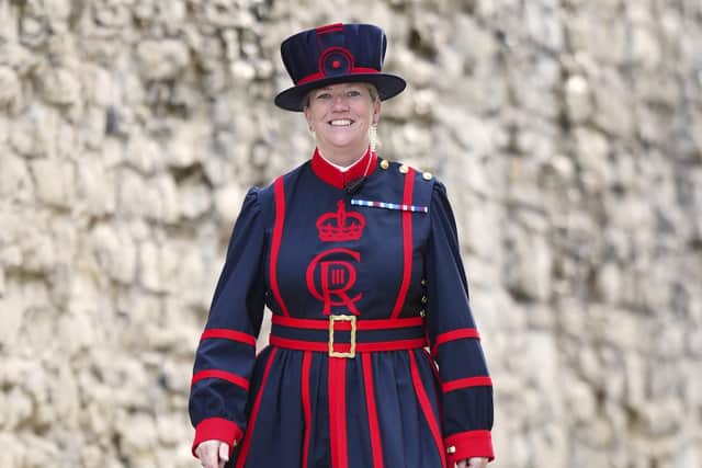 Lisa Garland from Halifax has become a Beefeater at the Tower of London