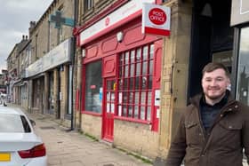 Councillor George Robinson says little progress has been made to reopen Hipperholme Post Office