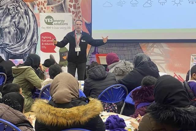 Families from Halifax Academy were involved in a workshop covering ways to lower their carbon footprint and hopefully save money