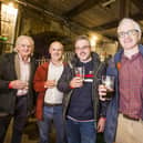 CAMRA beer and cider festival at Viaduct Theatre, Dean Clough. From the left, Rod Mitchell, Paul Mitchell, Rob Mitchell and David Halliday.