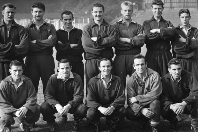 Alex back row extreme left on the team photo from 1959-60.