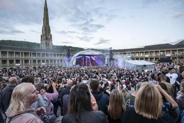Crowds enjoying on of last summer's gigs at The Piece Hall. Photos by Cuffe and Taylor/The Piece Hall Trust