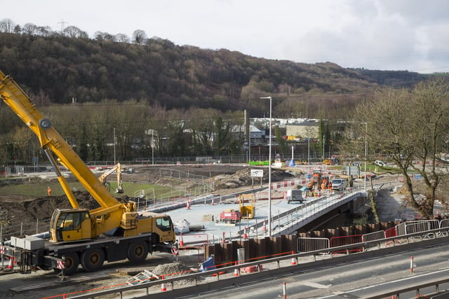 New bridge between Stainland Road and the A629