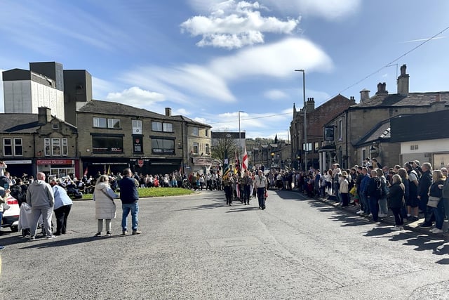 The St George's Day Parade in Brighouse