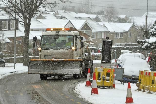 The gritters were out in the early hours of this morning