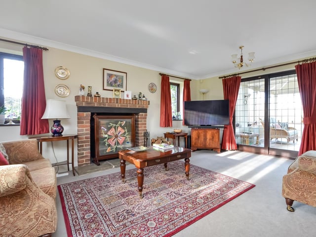 The six bedroom home Hiltonbury in Denmead is on the market for £1.5m. It is listed by Fine and Country.