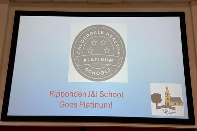 Plaudits for primary school's commitment to health