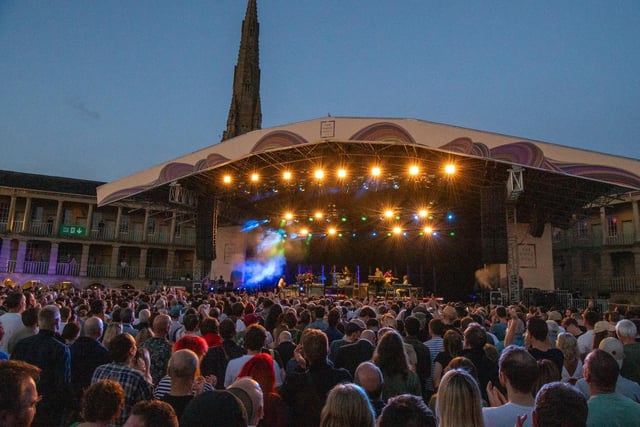 The Piece Hall was buzzing as music-lovers filled the courtyard. Photos by Cuffe and Taylor and The Piece Hall