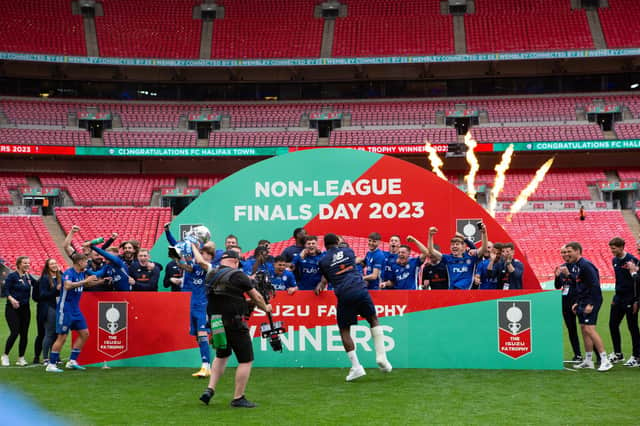 FC Halifax Town v Gateshead, FA Trophy Final at Wembley Stadium