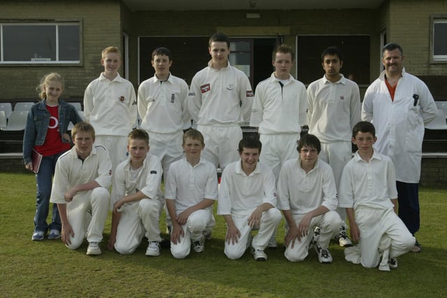 Illingworth under 17's, pictured in 2010.. Back from left are Michael Colgan, Andrew Woodhead, Luke Brooksby, Veryan Brooksby, Graham Hall, Waqaas Malik, Ian Patchett.