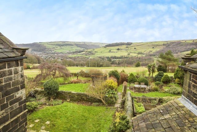 Fabulous far-reaching views across the valley can be enjoyed from the property.