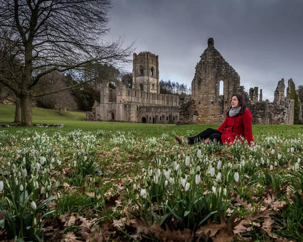 Spring is just around the corner at Fountains Abbey near Ripon in North Yorkshire and at the start of February visitors to the National Trust site are able to view the thousands of snowdrops growing in drifts around the abbey and woodlands