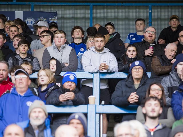 FC Halifax Town v South Shields, FA Cup fourth qualifying round at The Shay
