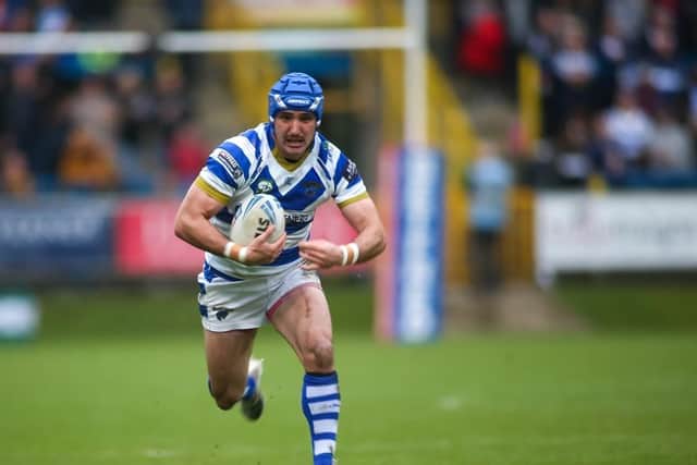 Halifax Panthers' Louis Jouffret scored two tries in the 30-8 win at Whitehaven on Sunday. (Photo credit: Simon Hall)